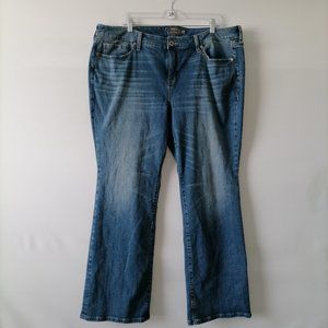 Vintage Torrid Feel The Fit Womens Blue Mid Rise Slim Boot Stretch Jeans Sz 20S